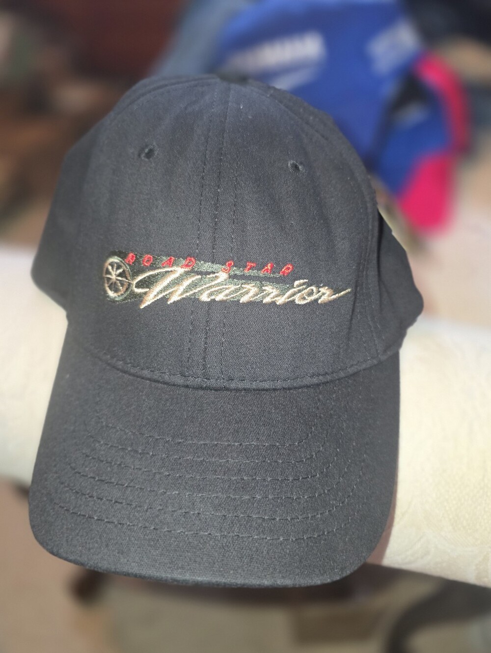 Yamaha Road Star Embroidered Black Baseball Cap 90s Y2k New Old Stock! M/L